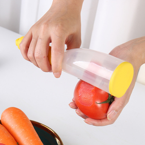 Peeler with Storage Box, Household Vegetable Peeler, Multifunctional Peeling Tool, Apple Peeling Utensil, Storage Style Scraper Peeler