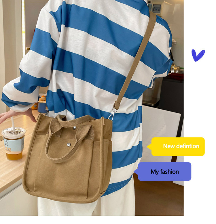 ins Japanese and Korean lazy sail bag, large-capacity hand-held shoulder crossbody bag, female college students' class handbag trend undefined
