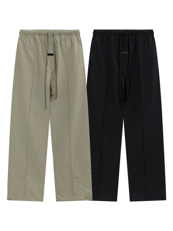 Essentials Hhh Trendy Brand Casual Pants Wide-Leg Straight Pants Unisex Loose American Style with Drawstring Cuffs