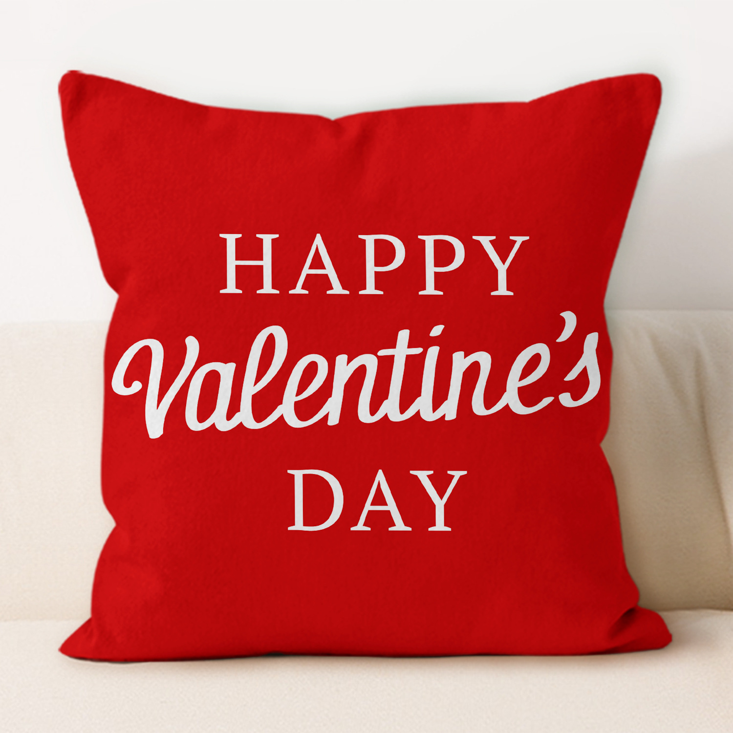 2025 nuevo rojo día de San Valentín almohada moderna y simple nórdica almohada sofá sala de estar almohada cama almohada