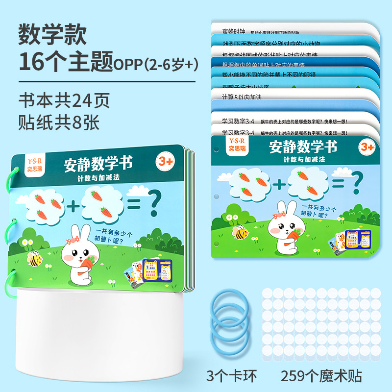 Quiet Book of Mathematics Enlightenment -24 pages