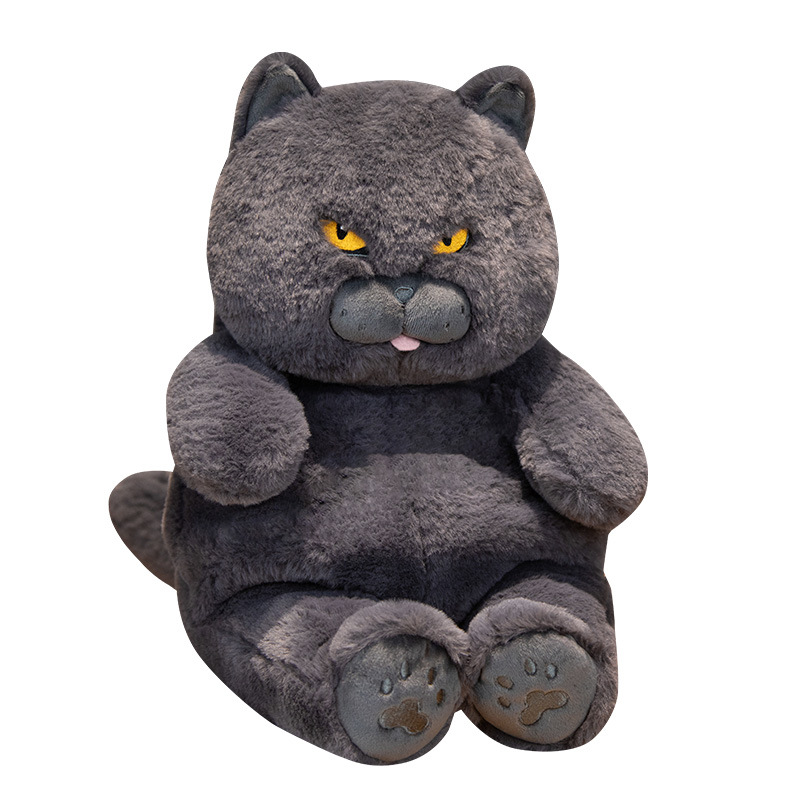 Mascota gato muñeca lindo británico corto azul gato de peluche juguete chica sosteniendo dormir muñeca almohada muñeca