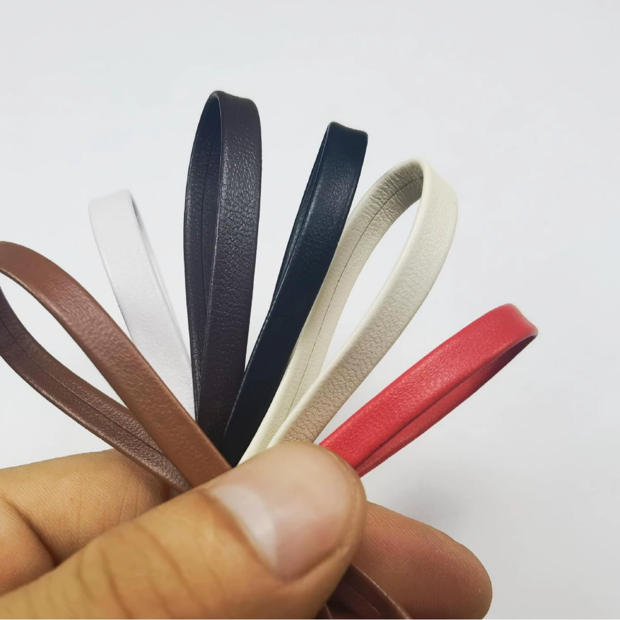 Polyurethane Trim Tape, 1 m, widths 3–20 mm, multi-color DIY belt accessory