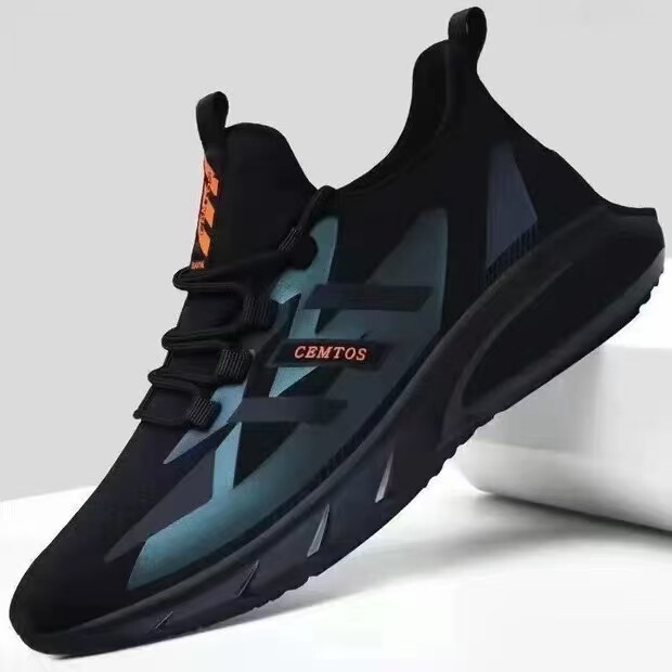 Men's Sports Shoes Spring, Summer and Autum Fashion Korean Style Coconut Shoes Soft Sole Thickeneded Breathable Trendy Running Shoes Export Shoes Men's Sports Shoes Spring, Summer and Autum Fashion Korean Style Coconut Shoes Soft Sole Thickeneded Breathable Trendy Running Shoes Export Shoes