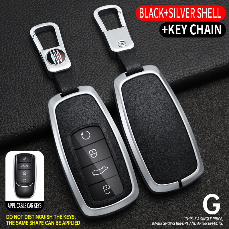 G 스타일 실버 블랙 + 스퀘어 버클