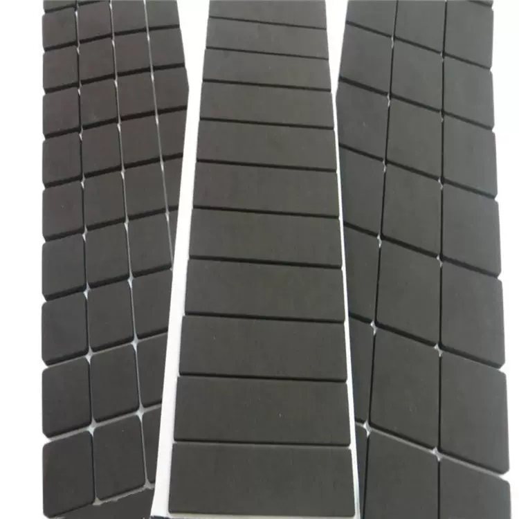 黑色EVA泡棉双面胶贴 减震防滑EVA脚垫高弹防撞eva泡沫胶垫片模切