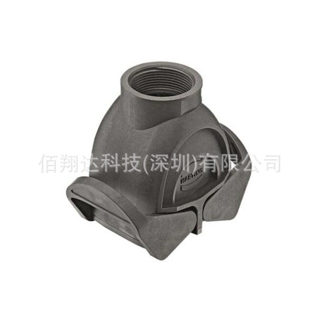 HARTING浩亭 19410060722 6B 1xM32 双锁扣 顶出线 飞线底座