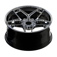 国际标准锻造轮毂汽车轮毂改装18/19/20寸哑黑车面铝合金适配奔驰