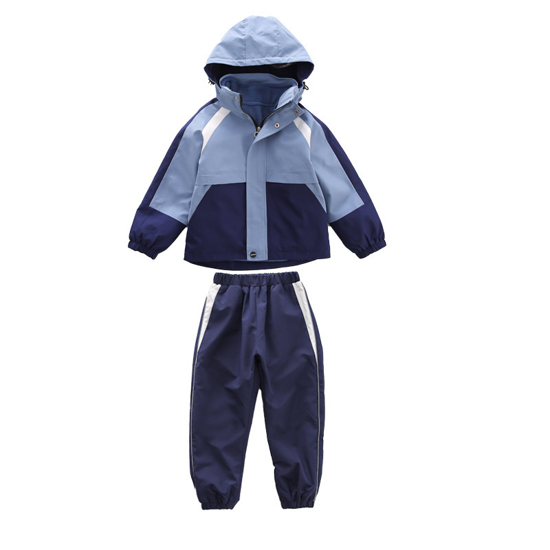 小学生校服春秋套装一年级儿童班服冲锋衣秋冬季三件套幼儿园园服|undefined