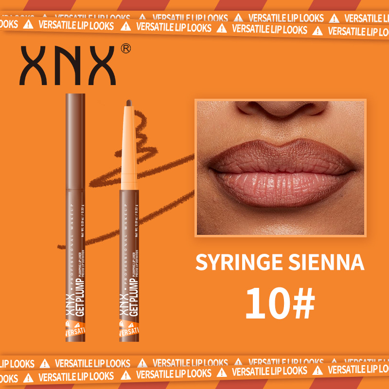 Transfronterizo XNX nuevo lápiz labial rotativo de 12 colores lápiz labial humectante duradero no se desvanece lápiz labial en stock