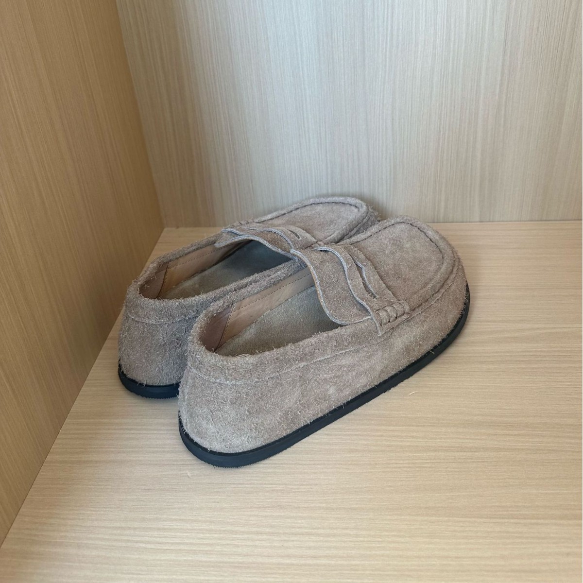 Otoño e invierno nuevos zapatos Lefu de todo fósforo cepillado de terciopelo de vaca importados