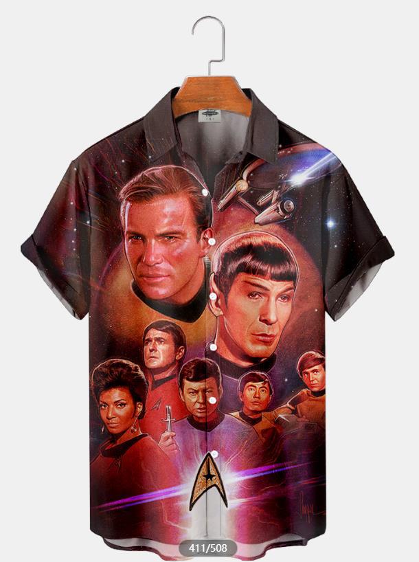 2023 nueva camisa 3D de talla grande para hombres transfronterizos serie caliente camisa hawaiana impresa digital 3D fuente