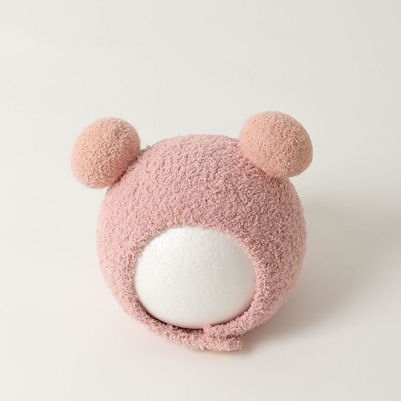 ベビー帽子秋と冬超かわいいベビーヘッドハット新生児かわいい耳保護帽子冬暖かいぬいぐるみ帽子トレンディ|undefined