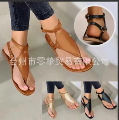 AliExpress Amazon, Новое поступление сандалий с откидной крышкой и откидной крышкой, сандалии 43 размера, женские сандалии больших размеров, модные сандалии