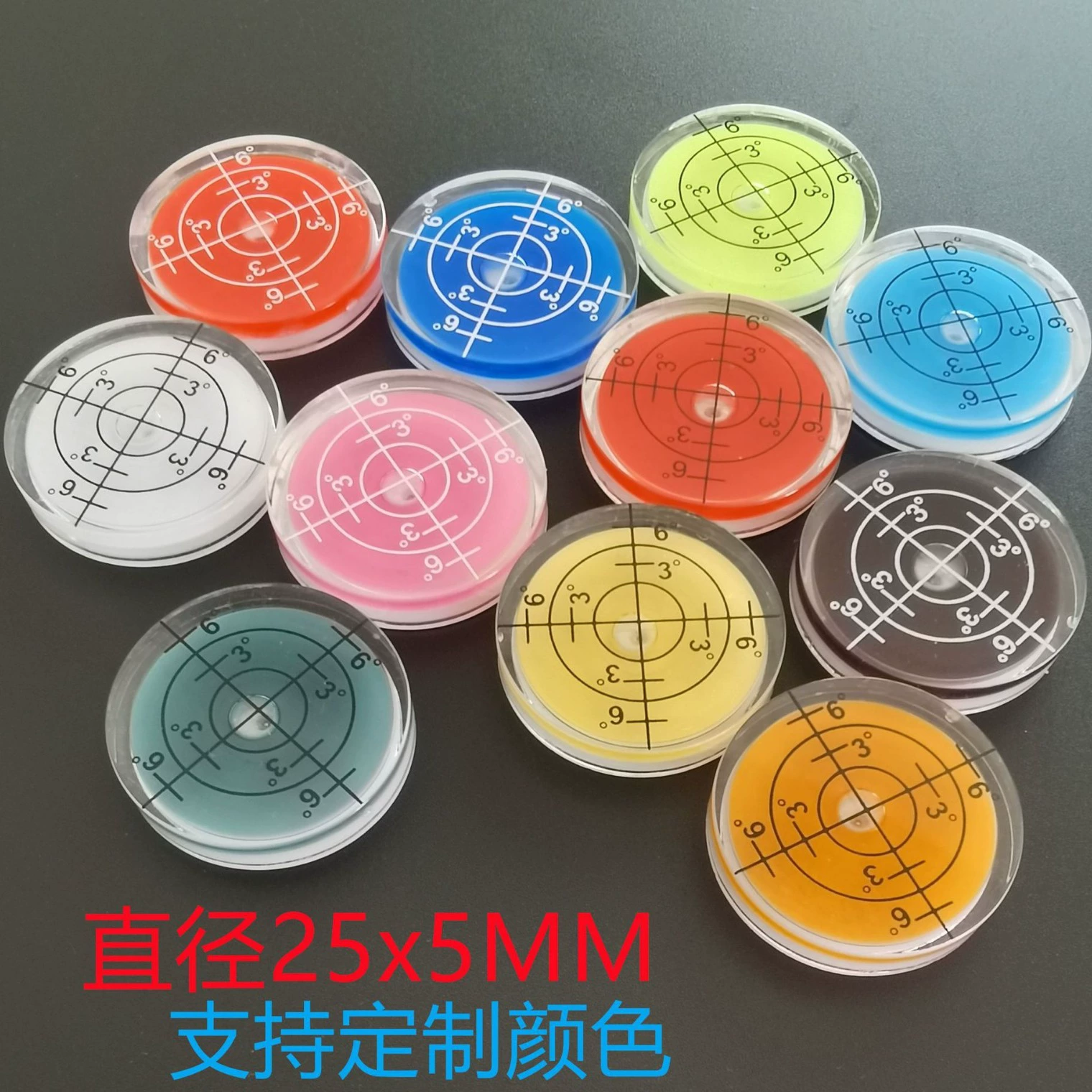 Прямые поставки с фабрики, пузырьковый уровень для гольфа, пластиковый универсальный уровень