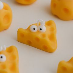 Cheese Scented Candle Creative Gift Wholesale DIY Girl Gift Birthday Favors Ins Aroma Candle Decor