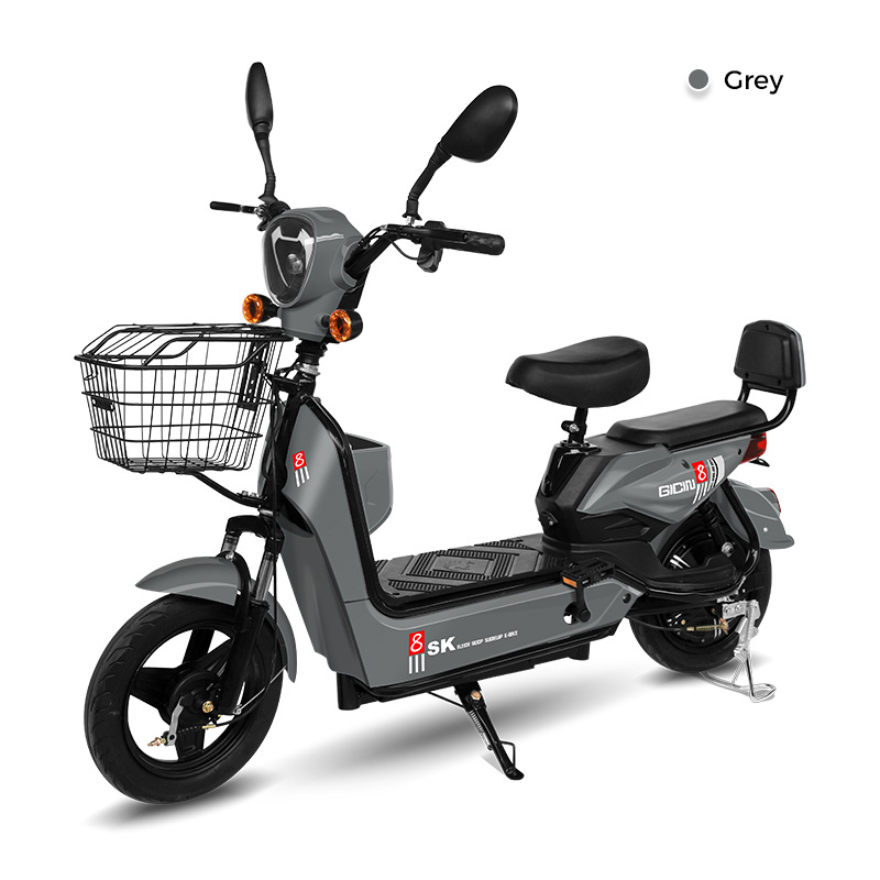 Fuente fábrica venta directa coche eléctrico bicicleta eléctrica transfronteriza coche de batería doble adulto transfronterizo coche eléctrico de dos ruedas