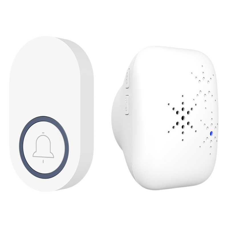 2023 Nuevo Hogar 4 acorde anillo botón batería timbre inalámbrico 300 m Super Larga Distancia ancianos llamador