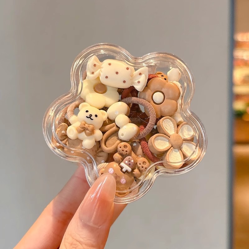 Cuerda para el cabello pequeña de color, cuerda para la cabeza, linda cuerda para el cabello de cola de caballo para niños, niña bebé, alta elasticidad, sin dañar el cabello, tocado de banda de goma