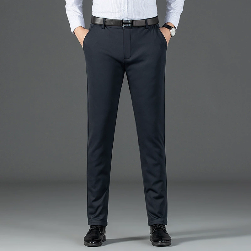 Velvet demi-season warm trousers with down for leisure, feather stuffing, goose down