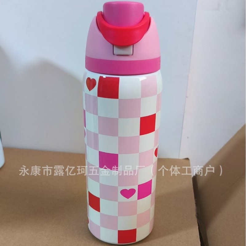 现货爆款owala同款保温杯 户外运动健身水壶冷热吸管杯水果杯|undefined