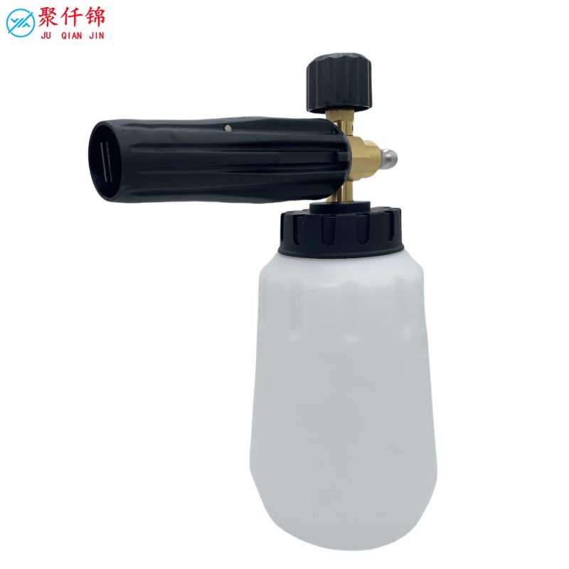 Cross-border high-pressure car washing car washing machine cleaning machine large-caliber watering can PA foam gun head pa snowflake fan-shaped foam pot