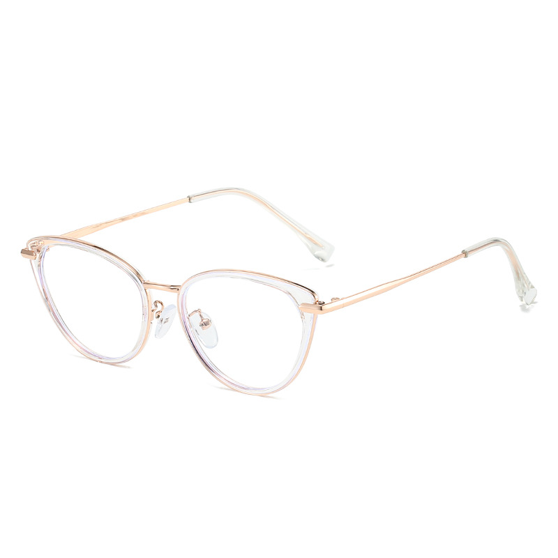 Stijlvolle cat-eye blauwlichtfilter bril dames tr90 montuur_voghion.com