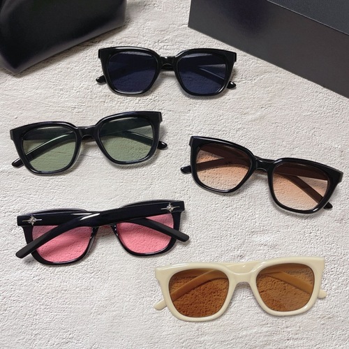 Sunglasses for Women  New Anti-UV Sunglasses for Men Square Frame Stars Korean Style Fashion Retro Glasses Wholesale