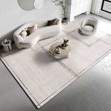 日式诧寂简约高级灰色极简轻奢客厅地毯现代意式北欧沙发卧室地毯