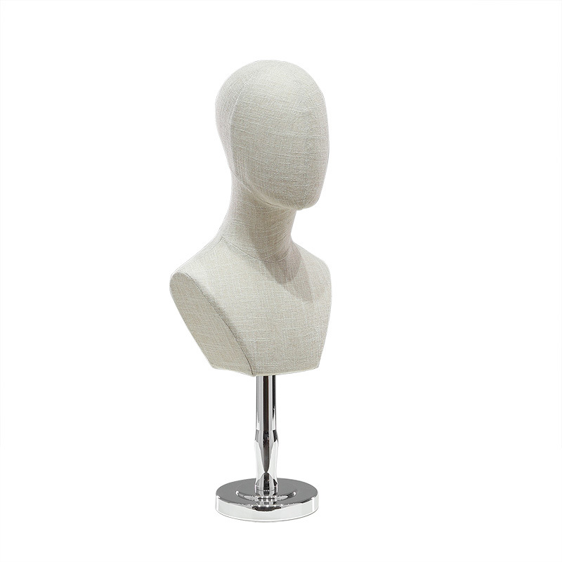 Cabeza de mujer vacía marco de desarrollo sombrero bufandas espuma de espuma de ventana accesorios de visualización de pin fotógrafo base de banda de cabeza image 6