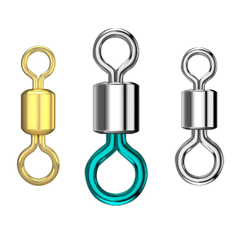 Competitive titanium alloy mother eight -character rings connector strong pull high rotor fishing titer fishing gear fishing supplies wholesale