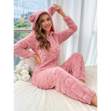 Q 12764 Plush onesie pajama ë������Ҿӷ��羳����ͨ����
