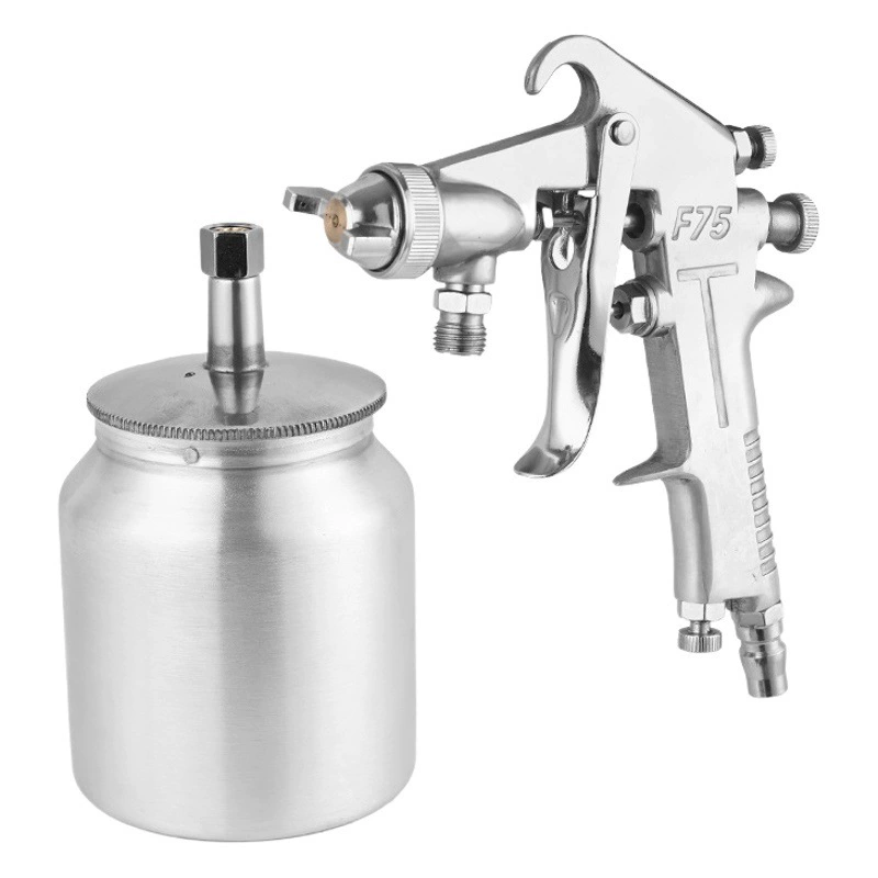 Пневматический распылитель краски F-75S нижний горшок F75G верхний горшок распылитель латексный Краскораспылитель распылитель краски