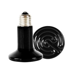 NOMO Reptile Ceramic Heating Bulb for Insects, Turtles, Hedgehogs, Land Turtles, Lizards - Infrared Heating and Warmth