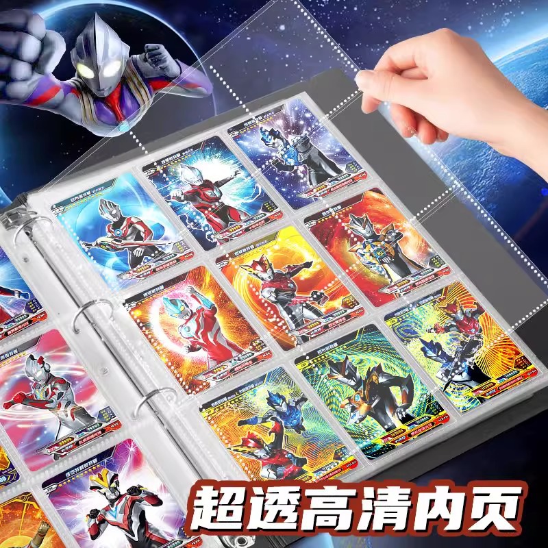 A4 Jiugongge Ultraman's Card Book Collection Libro de colección Edición de lujo Cero Genuino Zeta Colección grande y almacenamiento