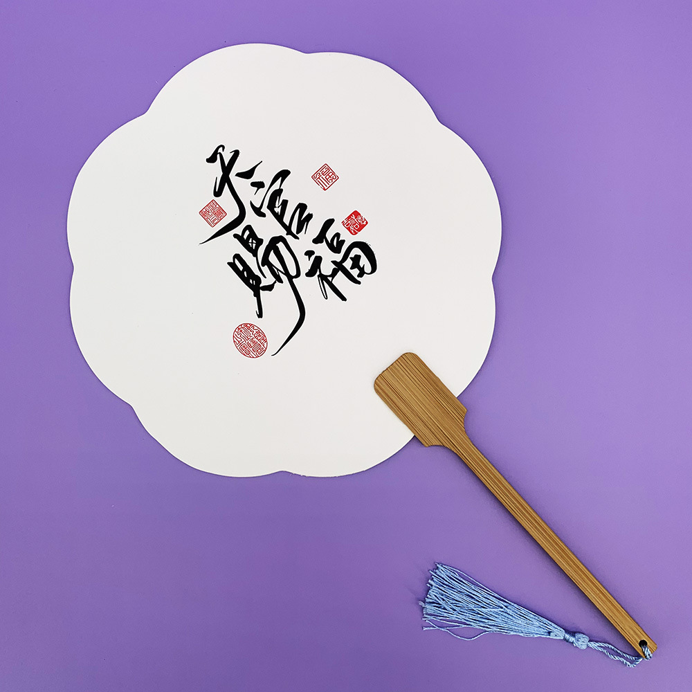 Specially designed lacquer fan-L206【Blessing from Heavenly Official】finished pro…