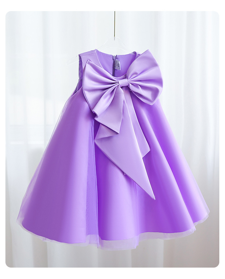 416g Weight Children's Dress Children's Clothing Type Above Knee Dress Length Type Sleeveless Sleeve Length Party Dress Dresses Type Polyester Fabric Type High Waist Waist Line Toddler(3-6Years) Age Group Family Gathering, Party Occasion Round Neck Neckline Loose Fit Type Bow Knot Pattern Summer Season Girl'S Gender Elegant, Princess, Cute Style Elegant Princess Cute Bow Knot Polyester Girls Dresses 10