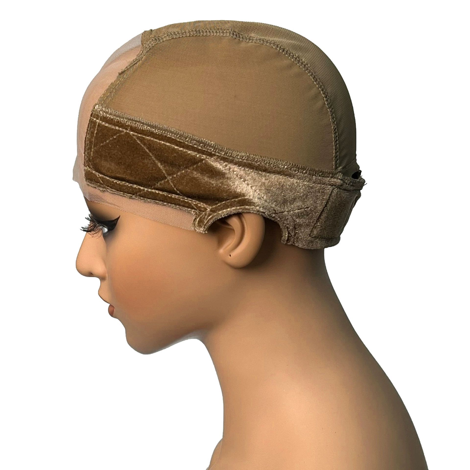 4*5인치 라이트 브라운 귀파기 메쉬 모자 [최소 주문 50개]