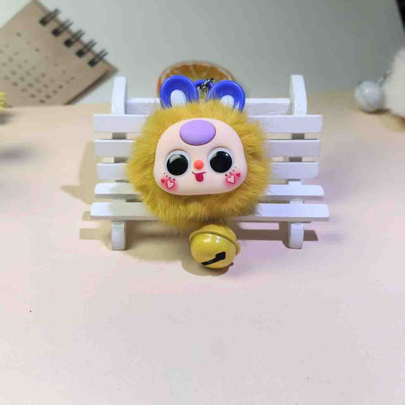 祖国版赤ちゃん 3 歳猫キーホルダージッパーバッグシリーズぬいぐるみトレンディなペンダントクリエイティブかわいい人形キーホルダー|undefined