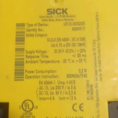 UE10-30S2D0    德国施克SICK   继电器   九五新