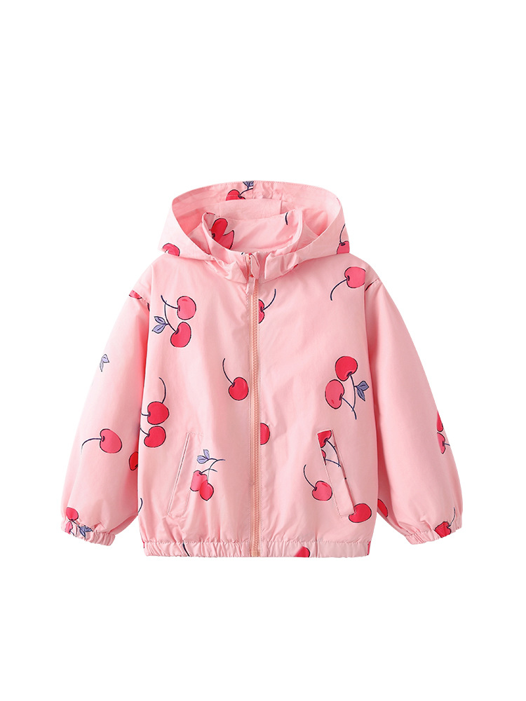 Cross-border malwee niñas abrigo de invierno nuevo estilo europeo y americano para niños pequeños extranjeros niñas con chaqueta con cremallera encapuchada abrigo
