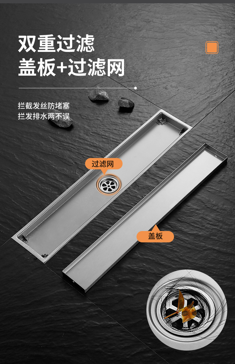 230824-Folding Hidden Floor Drain 5SKU+5 Inch 1SKU-Total 6SKU