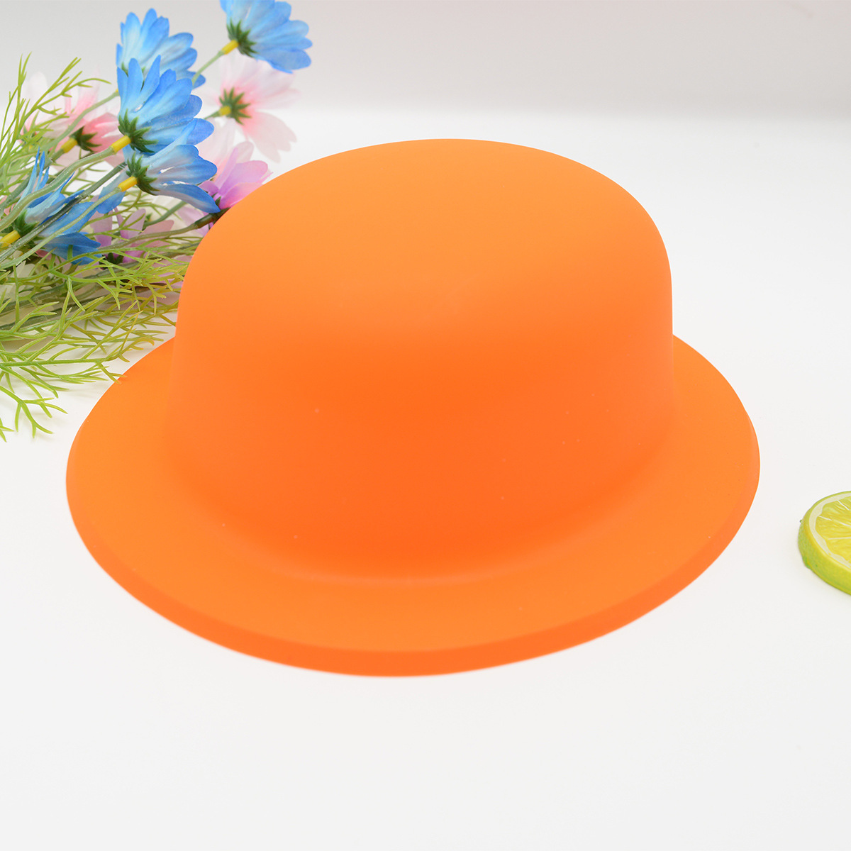 Ventas calientes de festivales vestido sombrero espectáculo prop fiestas fábrica directa de PVC disfraz de papel fiesta