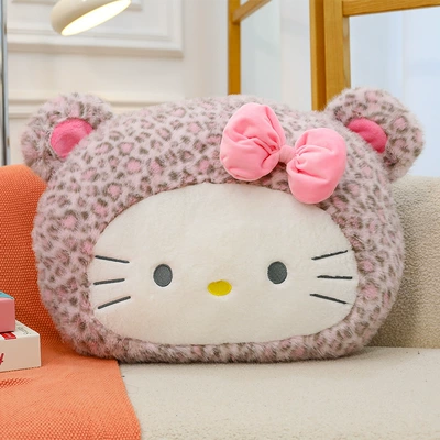 Classic Hello Kitty Plush, Oyuncaq yastıqlar - leopard-print-kt-cat-40cm