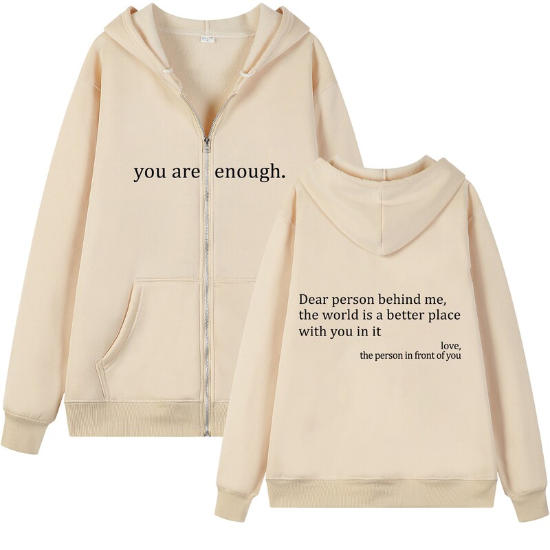 Women's Cute Hoodies Teen Girls Autumn Jackets Oversized Sweatshirts Casual Drawstring Clothes Zipper