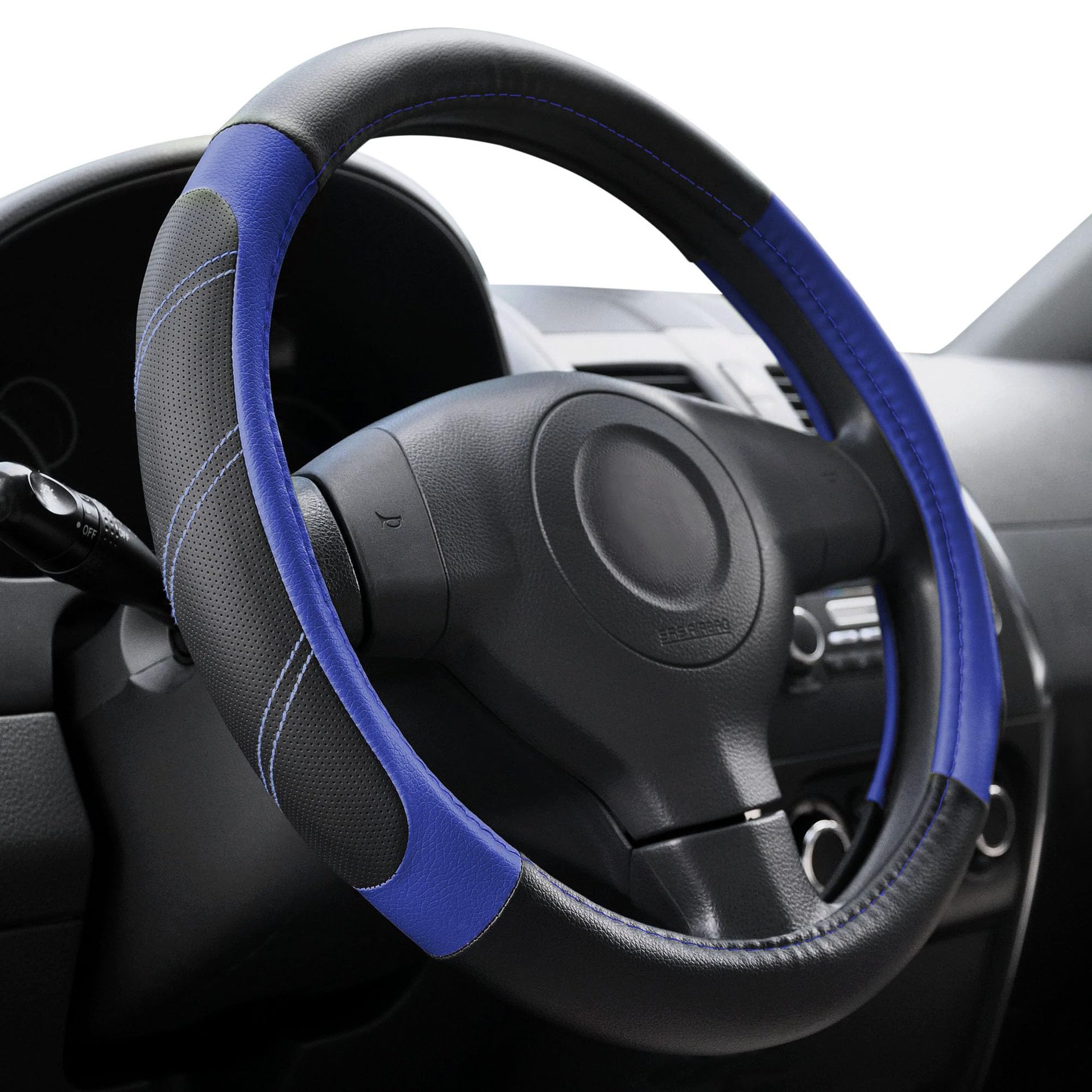 Car steering wheel cover leather elastic handle cover without inner ring Four Seasons universal car accessories car handle cover