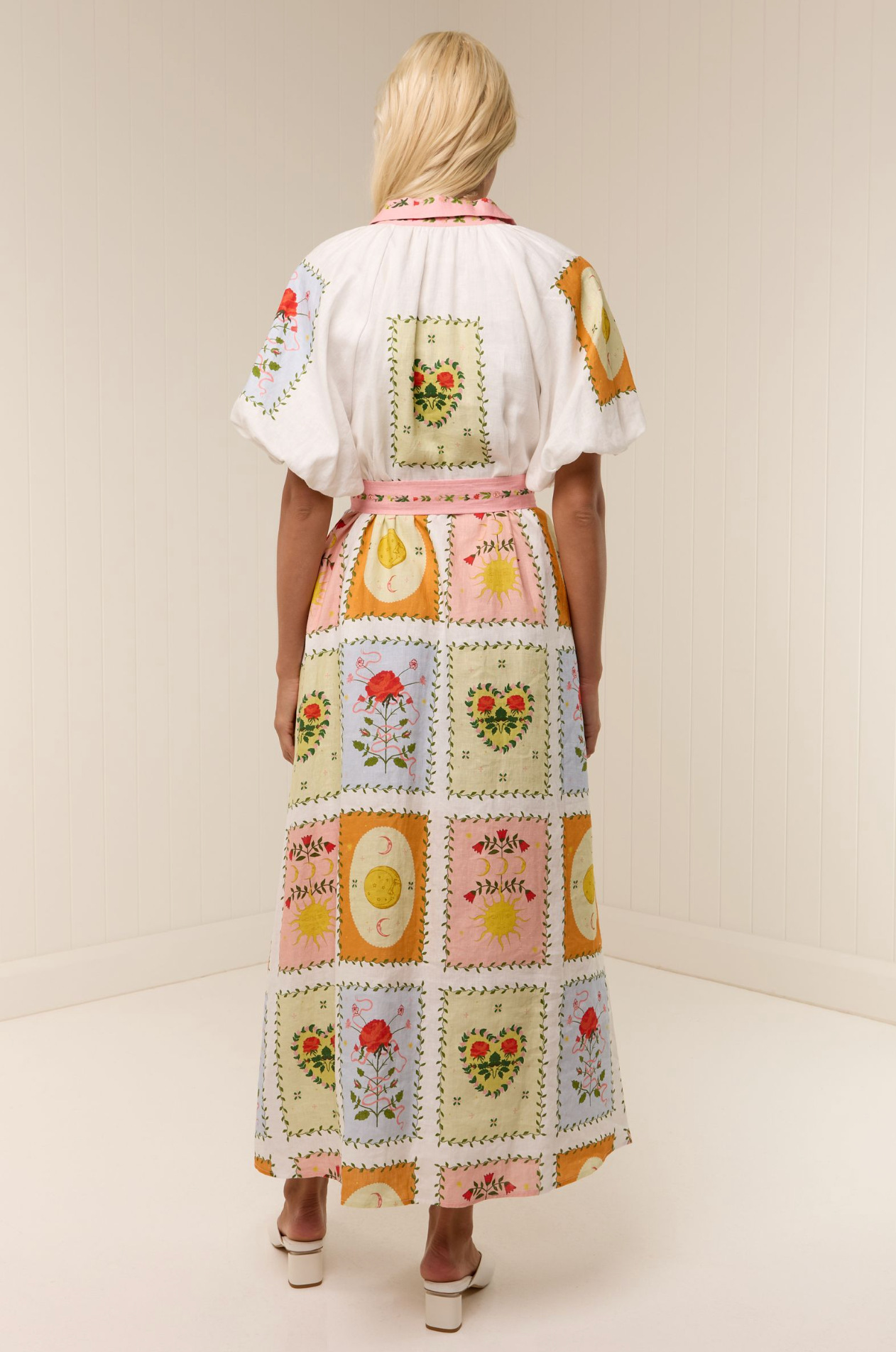 Printing Pattern Summer, Spring Season Women's Gender Flowers Design Wholesale Women's Elegant Flowers Printing Casual Daily Shirt Collar Short Sleeve Swing Dress