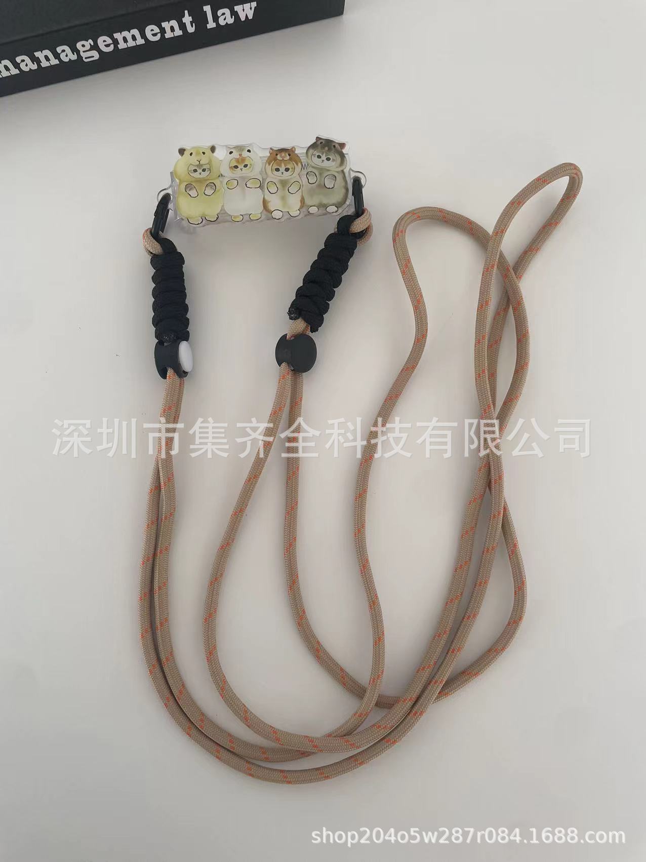 모자 고양이 + 끈