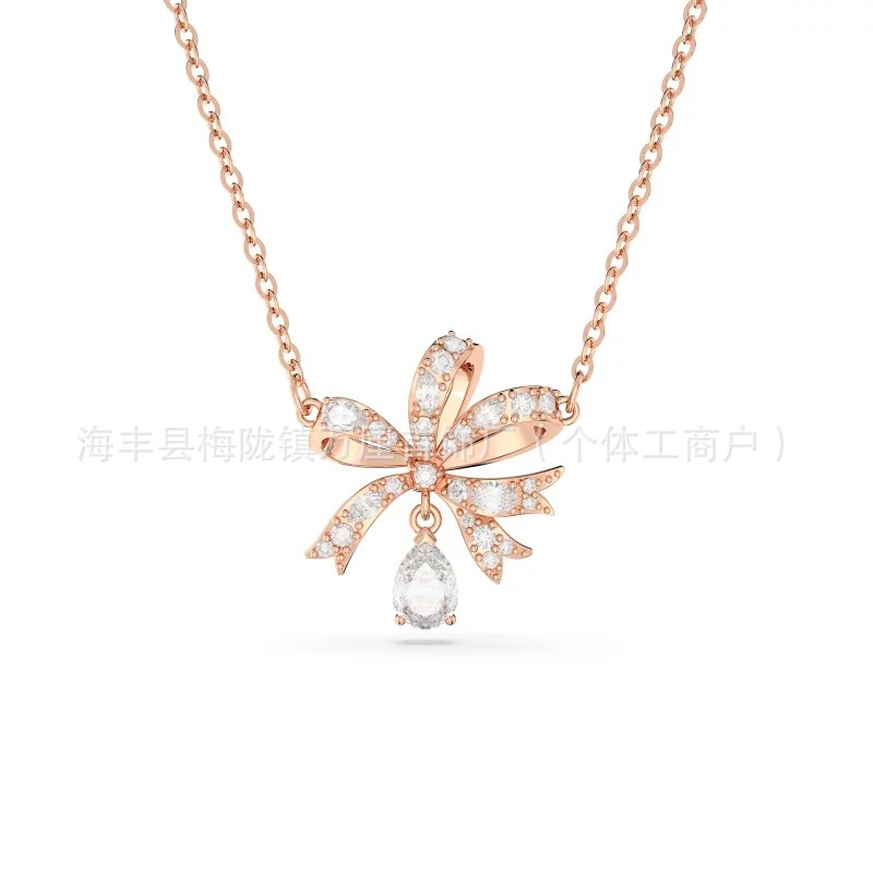 新款蝴蝶结【玫瑰金色】