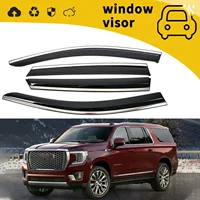 Подходит для дождевиков GMC YUKON 15-21 годов выпуска, дождевиков на двери, дождевиков на окна, дождевиков, модифицированных украшений.